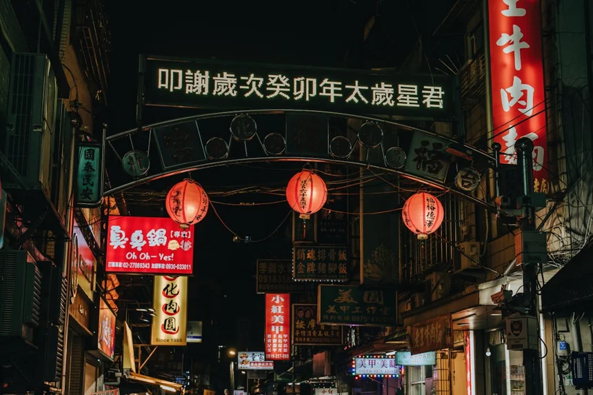 Night market.